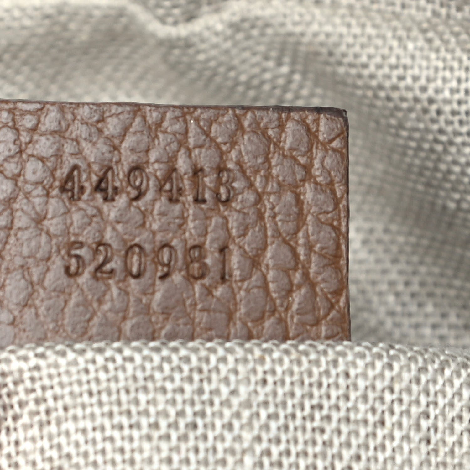 Gucci Monogram Mini Bree Messenger Bag Beige Tabacco 7 of 12