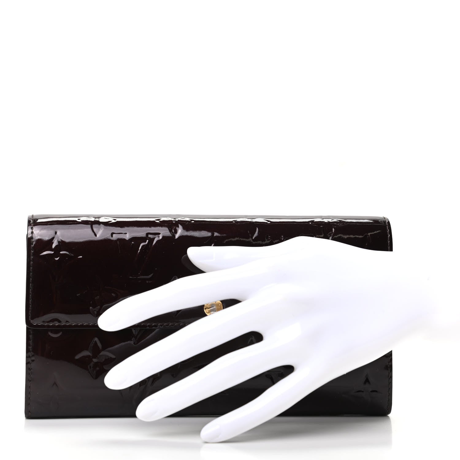Louis Vuitton Vernis Sarah Wallet Amarante 2 of 7