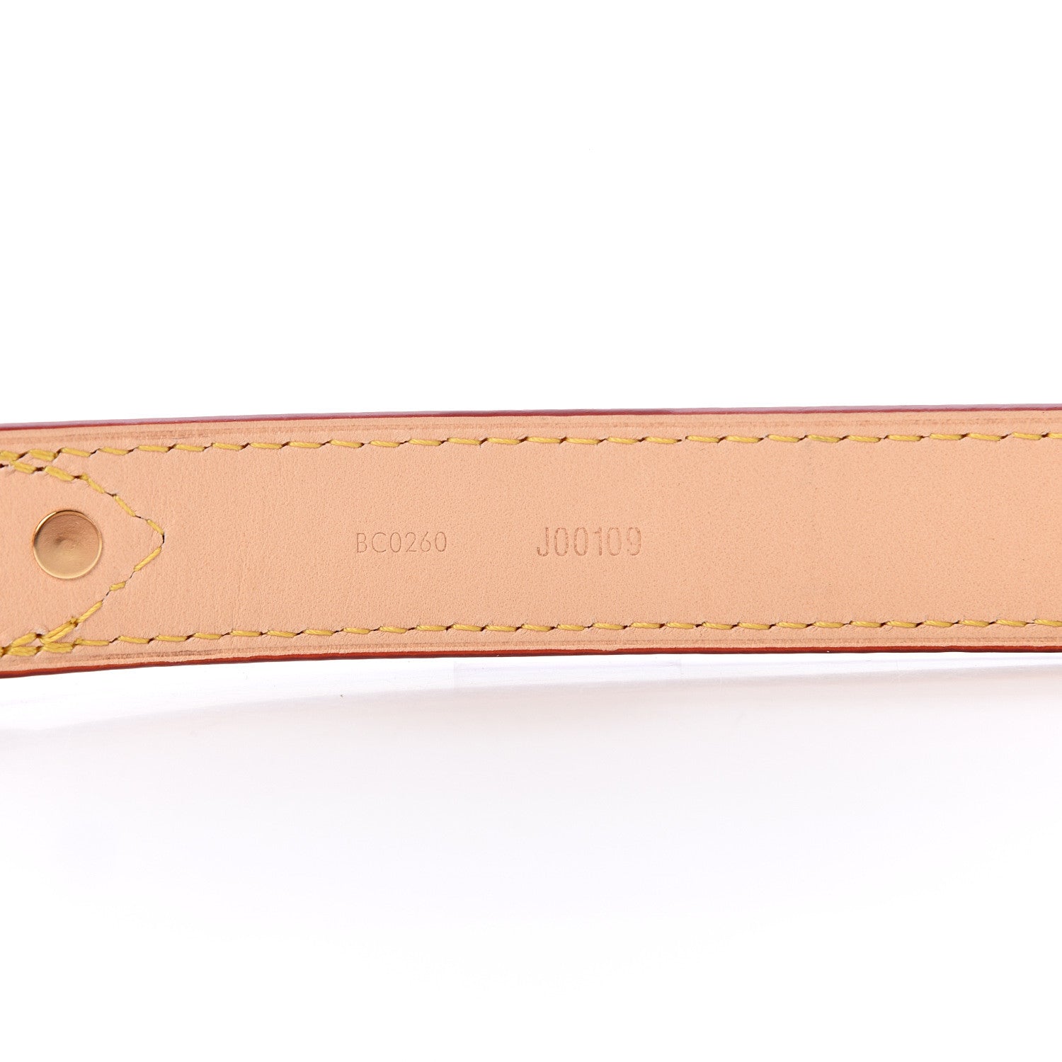 Louis Vuitton Vachetta 25mm Adjustable Shoulder Strap VVN 4 of 5