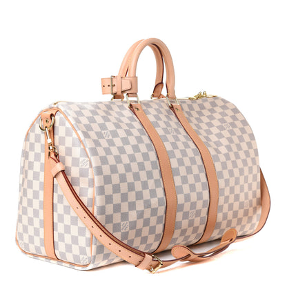Louis Vuitton Damier Azur Keepall Bandouliere 45 2 of 4