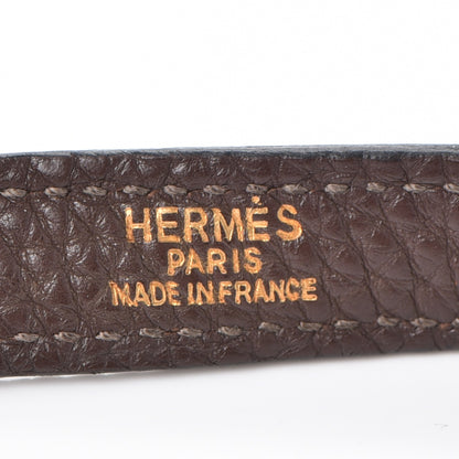 Hermes Togo Kelly Retourne 25 Chocolate 26 of 39