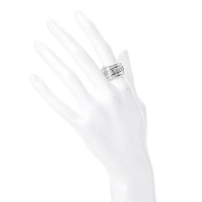 Tiffany Sterling Silver 12mm Atlas Band Ring 56 7.5 2 of 4