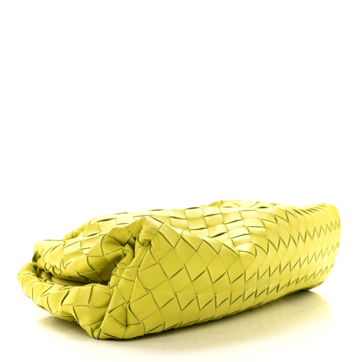 Bottega Veneta Nappa Maxi Intrecciato The Pouch Oversized Clutch Kiwi 4 of 14