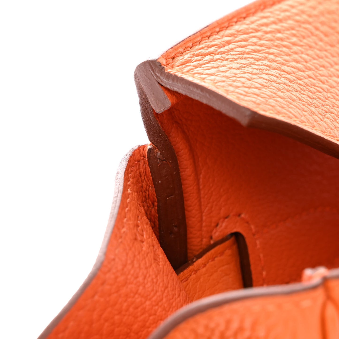 Taurillon Clemence Birkin 30 Orange
