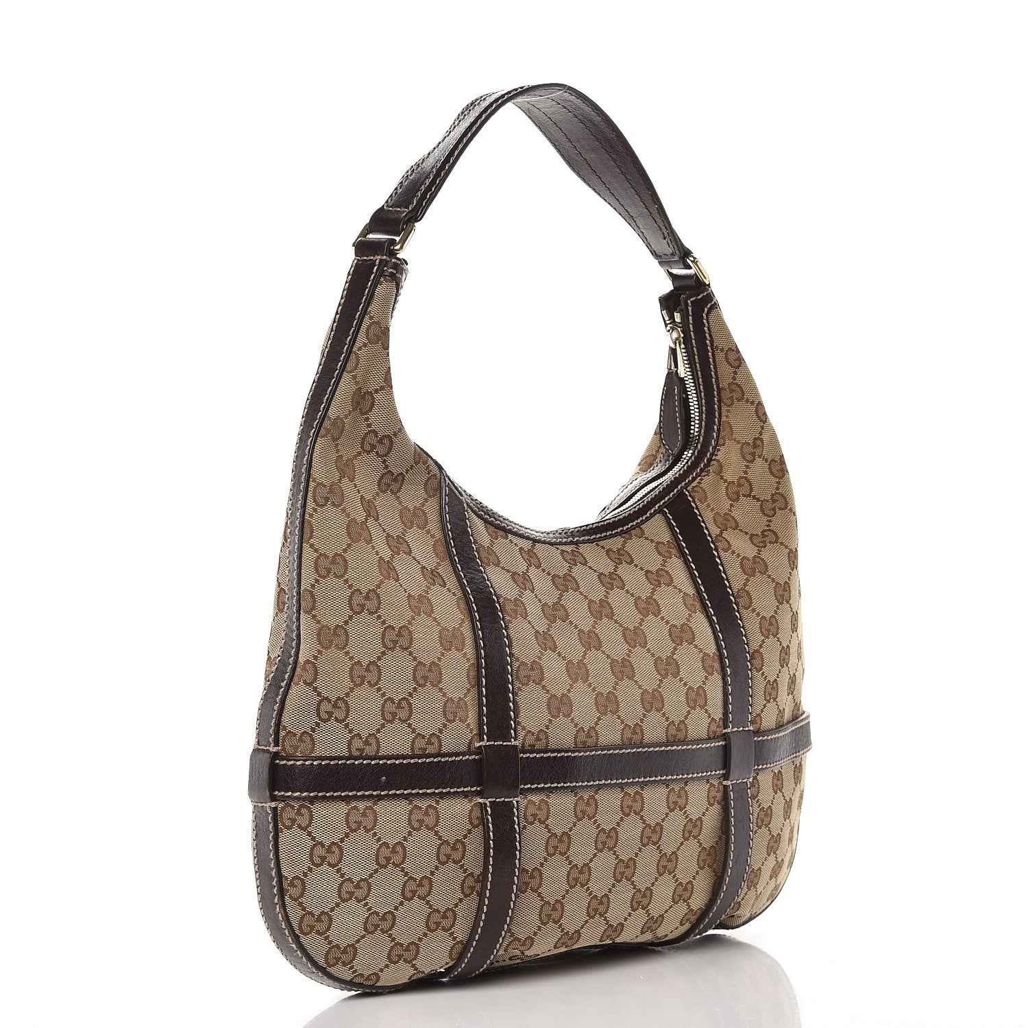 Gucci Monogram GG Royal Hobo Dark Brown 3 of 7