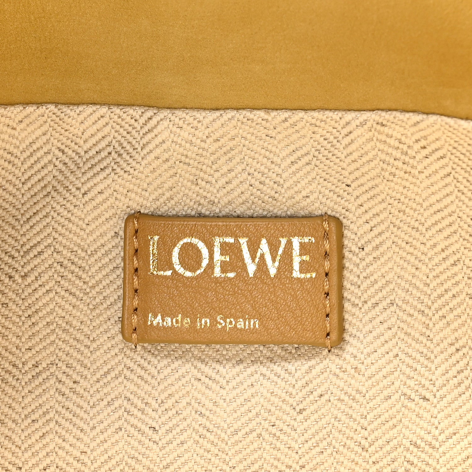 Loewe Nubuck Small Flamenco Knot Bag Desert 6 of 9