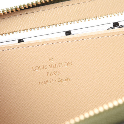 Louis Vuitton Monogram Giant Zippy Wallet Kaki White 6 of 8