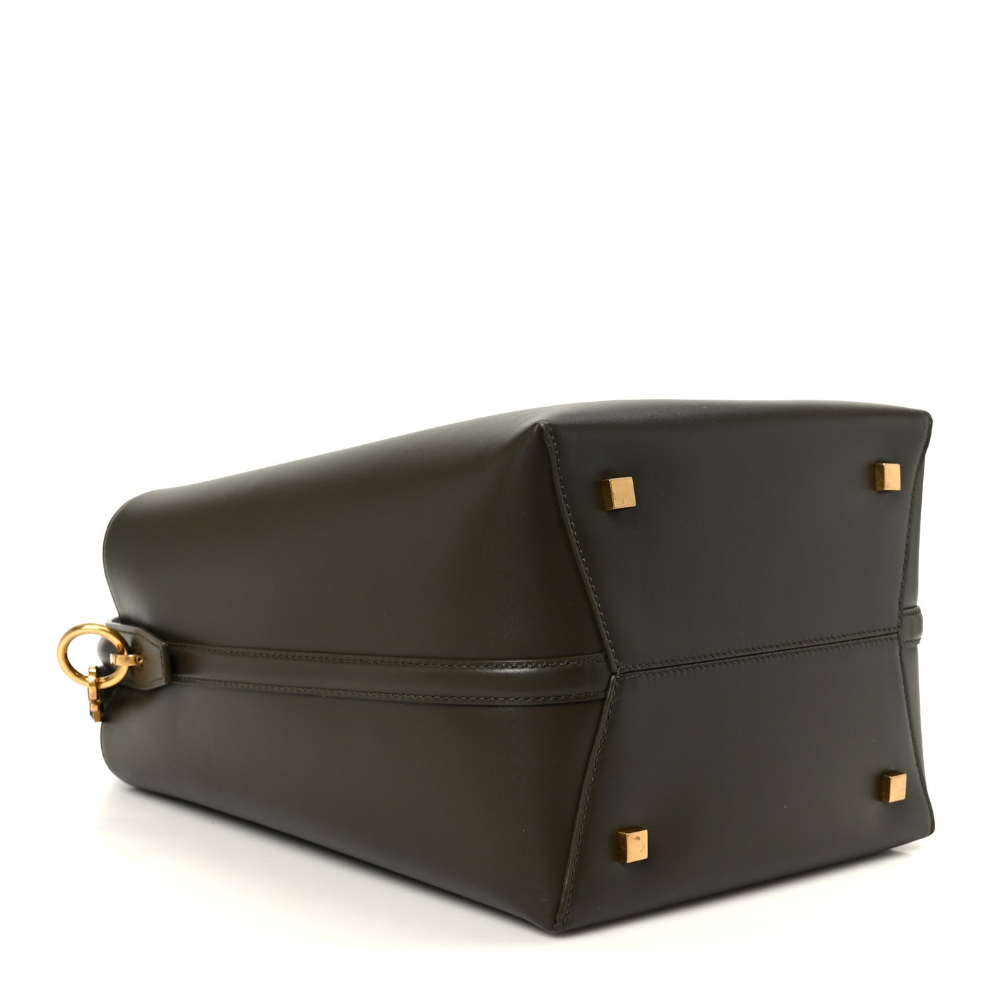Shiny Calfskin Le 37 Bucket Bag Arabica