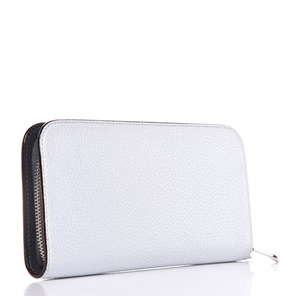 Christian Dior Metallic Bullcalf Diorissimo Voyageur Wallet Silver 3 of 9
