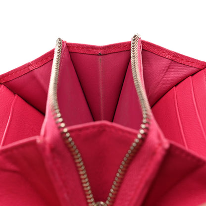 Christian Dior Calfskin Cannage Diorama Nomadene Wallet Fuchsia 9 of 18