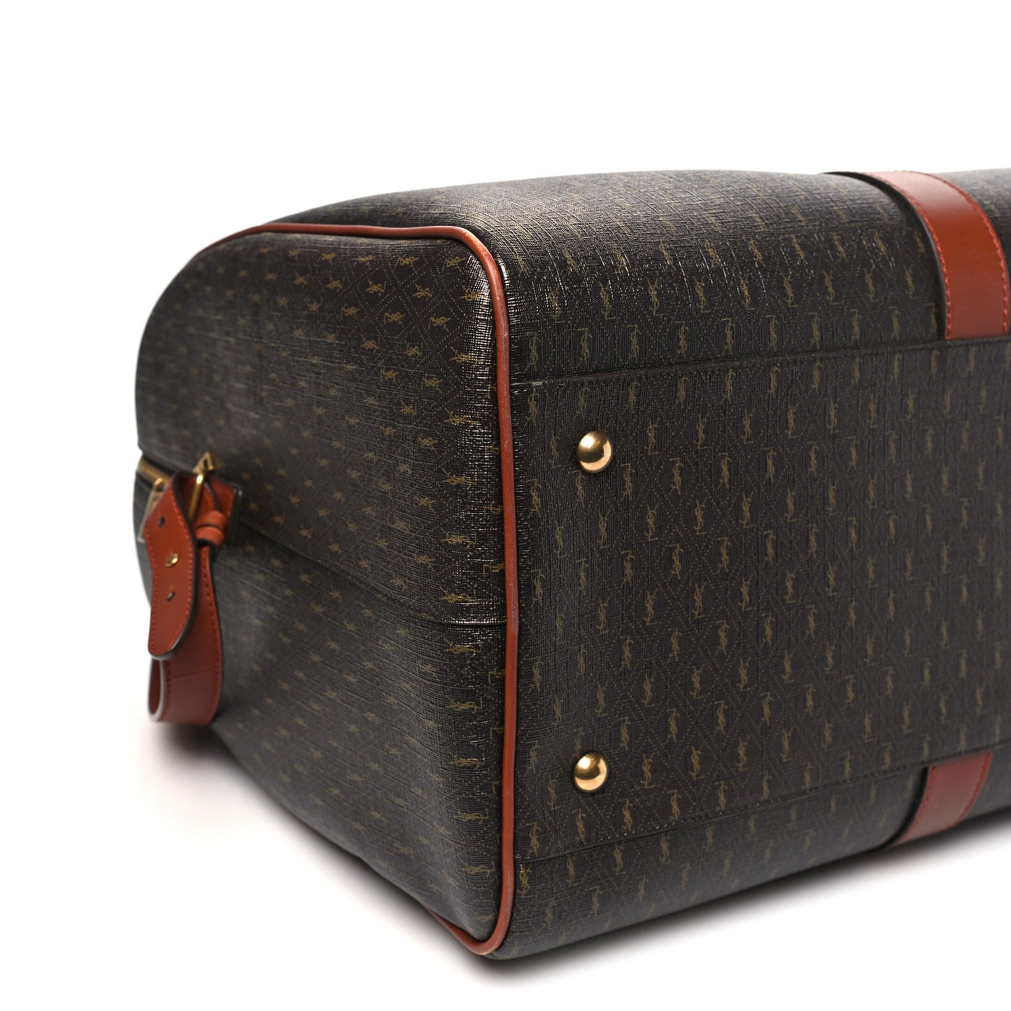 Canvas Smooth Calfskin Le Monogramme 72H Duffle Chestnut