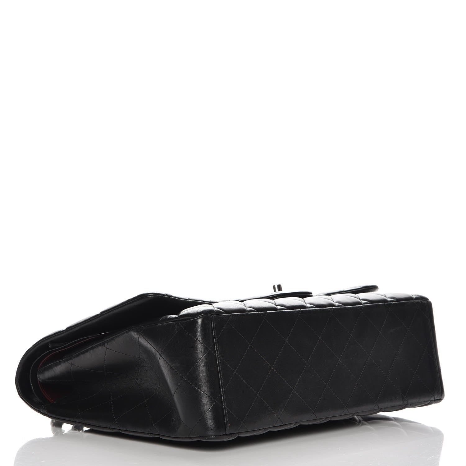 Chanel Lambskin Quilted Maxi Double Flap Black 5 of 9