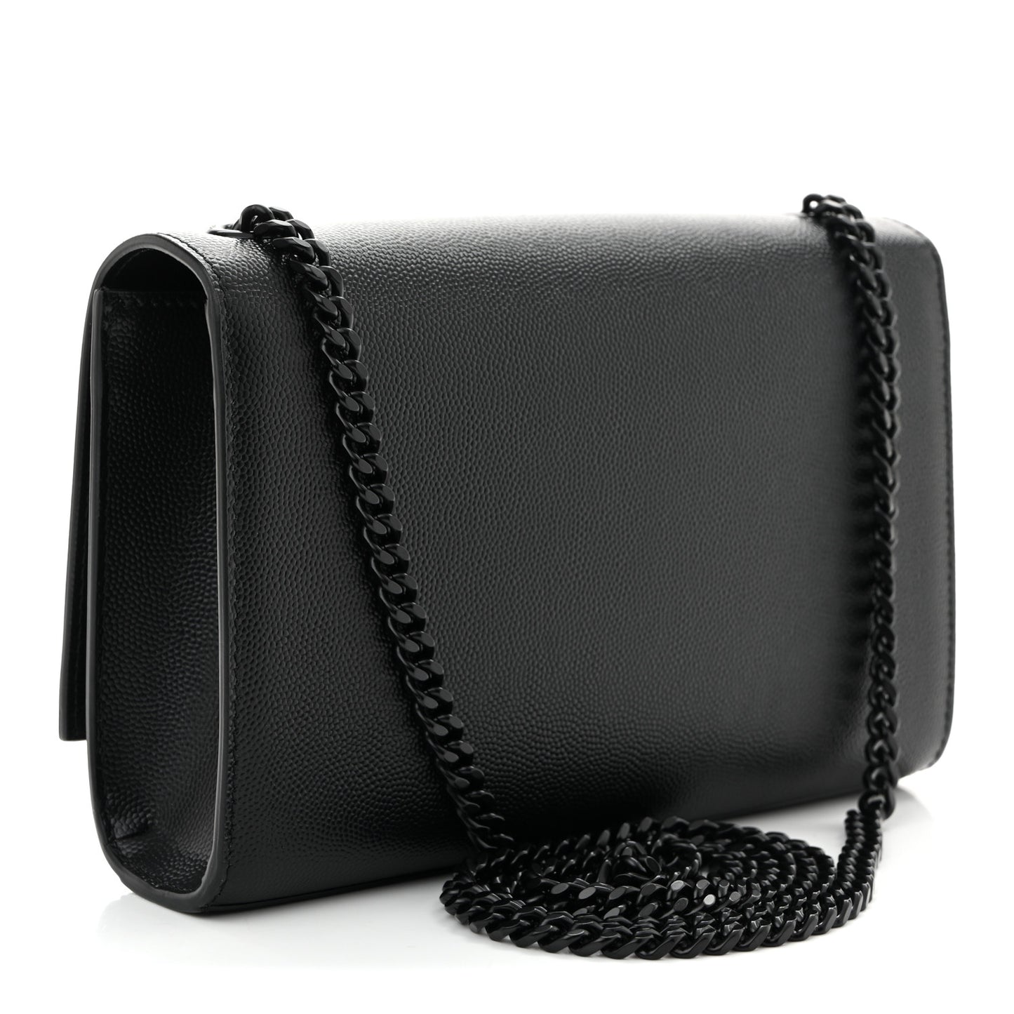 Grain De Poudre Small Monogram Monochrome Kate Satchel Black