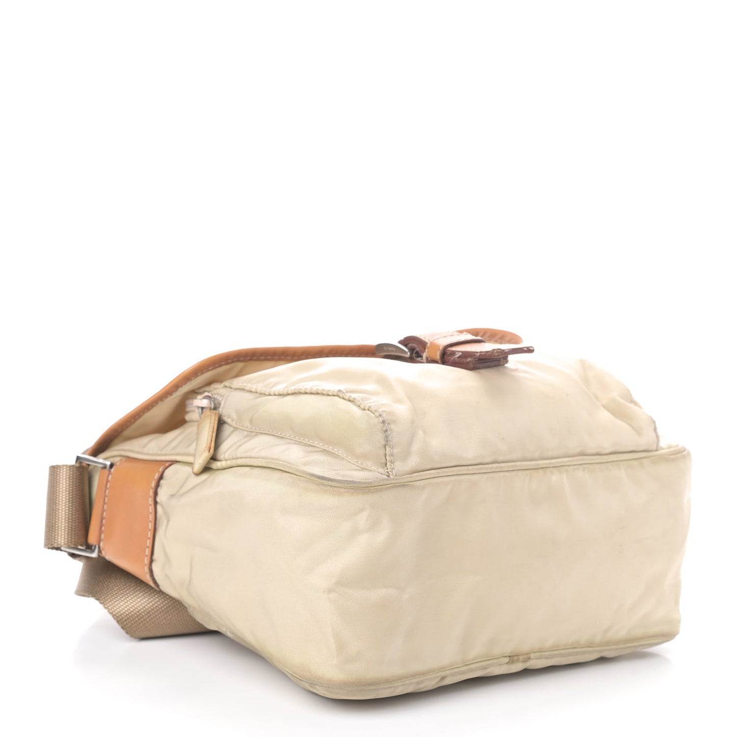 Nylon Vela Flap Messenger Sabbia