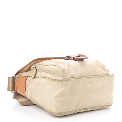 Prada Nylon Vela Flap Messenger Sabbia 4 of 8