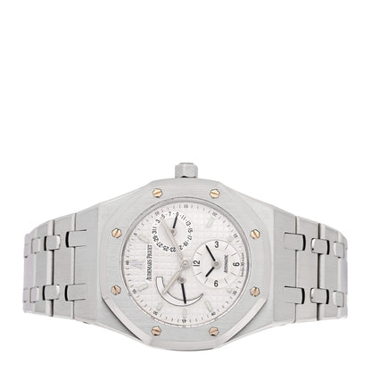 Audemars Piguet Stainless Steel 36mm Royal Oak Dual Time Automatic Watch White 25730ST.OO.0789ST.09 2 of 4