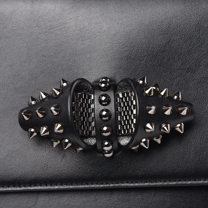 Christian Louboutin Calfskin Small Sweety Charity NV Shoulder Bag Black 13 of 15