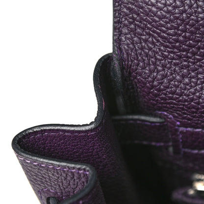 Hermes Togo Kelly Retourne 35 Raisin 19 of 20
