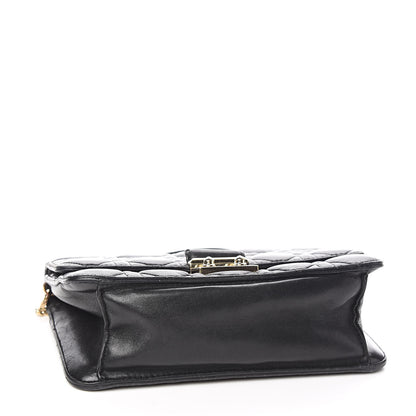 Christian Dior Lambskin Cannage Miss Dior Promenade Pouch Black 4 of 12