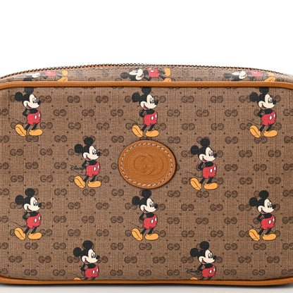 Gucci X DISNEY Mini Vintage GG Supreme Monogram Mickey Mouse Small Belt Bag Beige Vintage Sun Oil 8 of 10