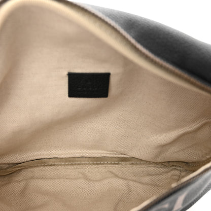 Gucci Grained Calfskin Logo Belt Bag Black 5 of 9