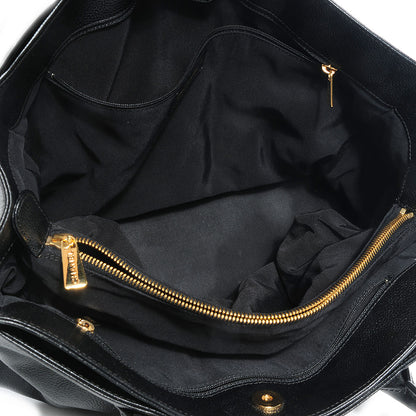 Chanel Calfskin Cerf Shopper Tote Black 7 of 10