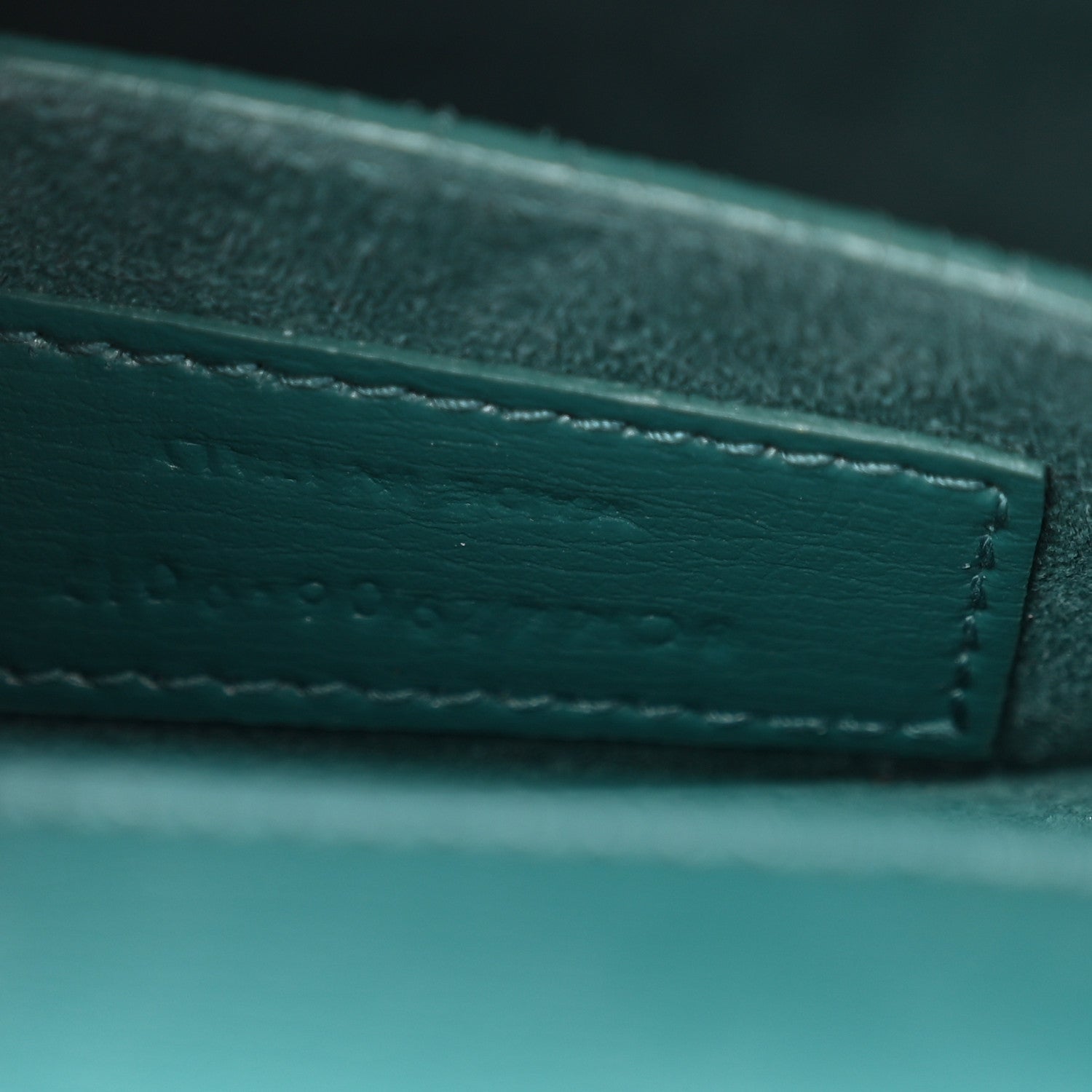 Saint Laurent Calfskin Medium Monogram Sunset Malachite 7 of 10