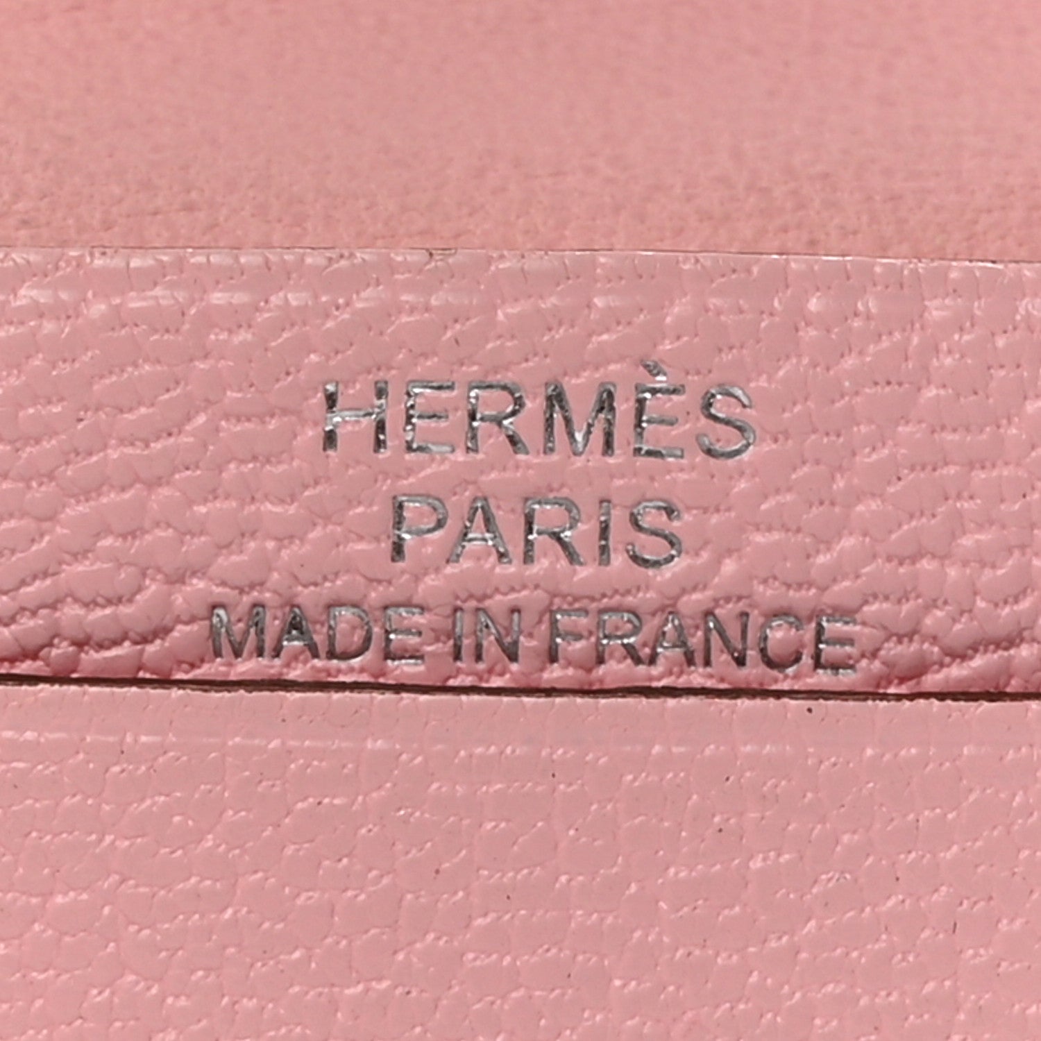 Hermes Chevre Mysore Bearn Card Holder Wallet Rose Sakura 6 of 15