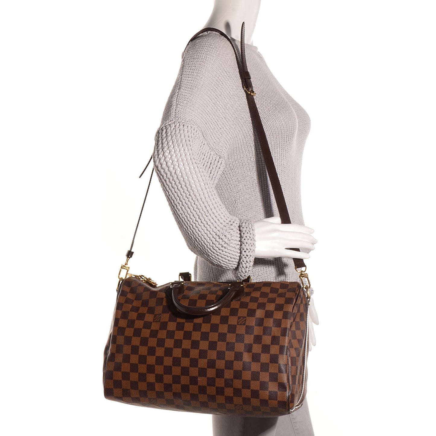Damier Ebene Speedy Bandouliere 35