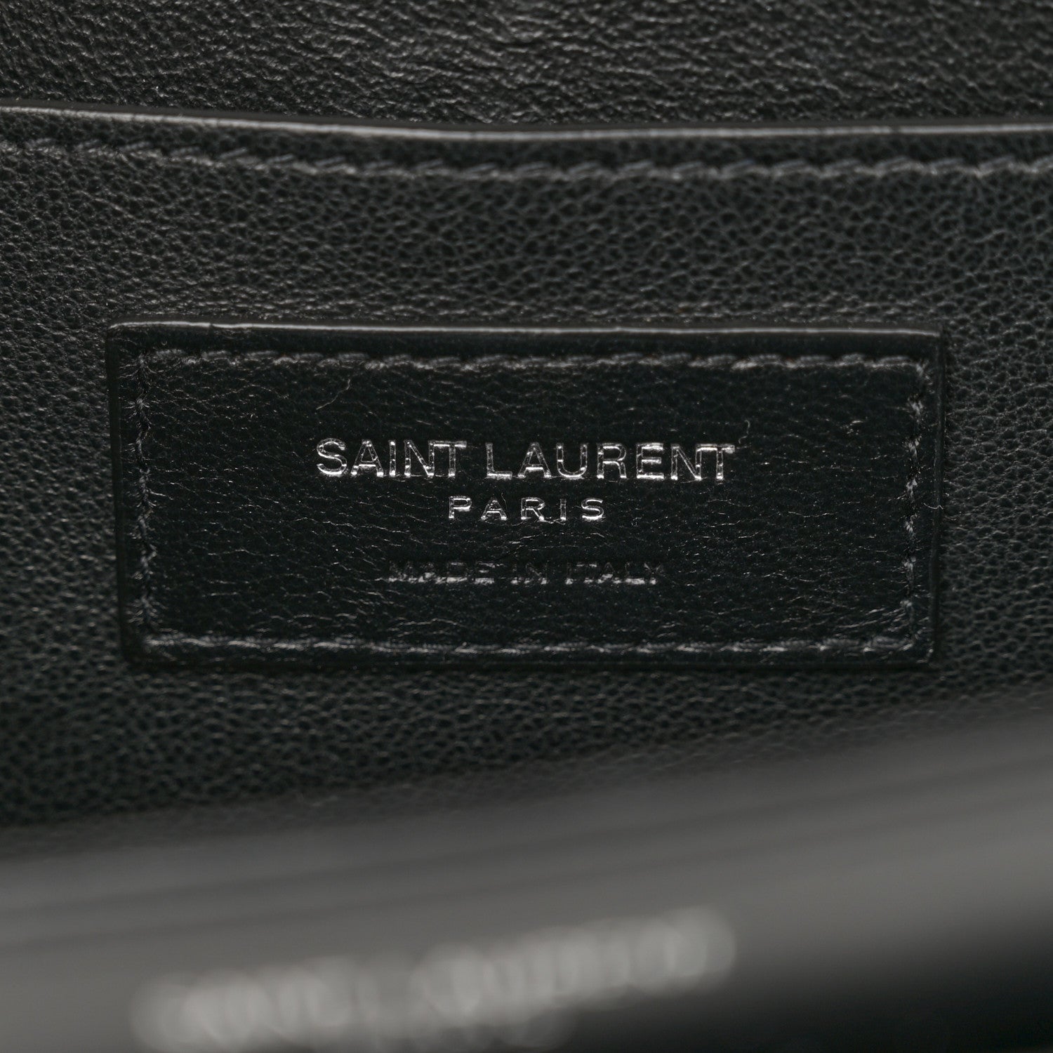 Saint Laurent Box Calfskin Monogram Medium Solferino Satchel Black 6 of 13