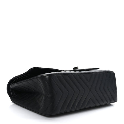 Chanel Sheepskin Chevron Quilted 2.55 Reissue 227 Flap So Black 4 of 9