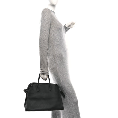 The Row Matte Grained Calfskin Soft Margaux 15 Black 2 of 10