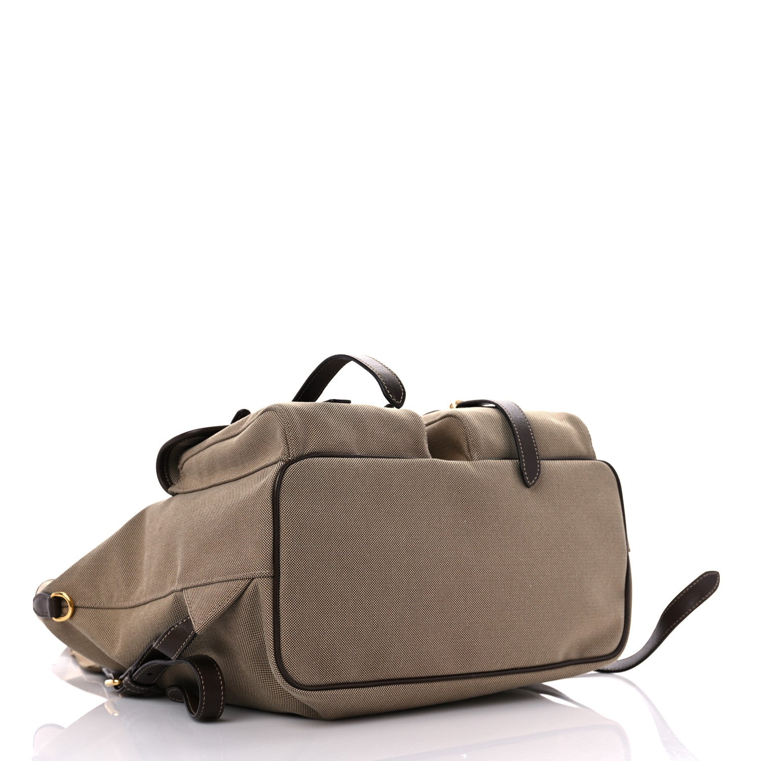 Prada Jacquard Logo Rucksack Backpack Corda Bruciato 4 of 9