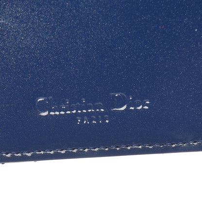 Christian Dior Patent Cannage Lady Dior Card Holder Blue 8 of 8