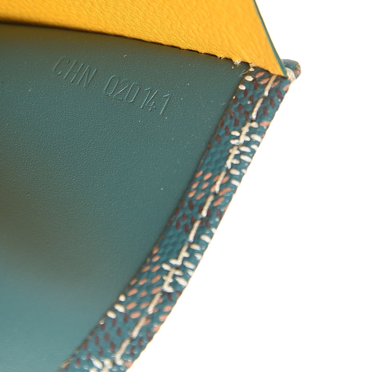 Goyard Chevron Bifold Wallet Green 7 of 7