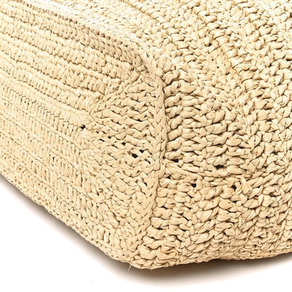 Saint Laurent Raffia Rive Gauche Tote Natural 10 of 10
