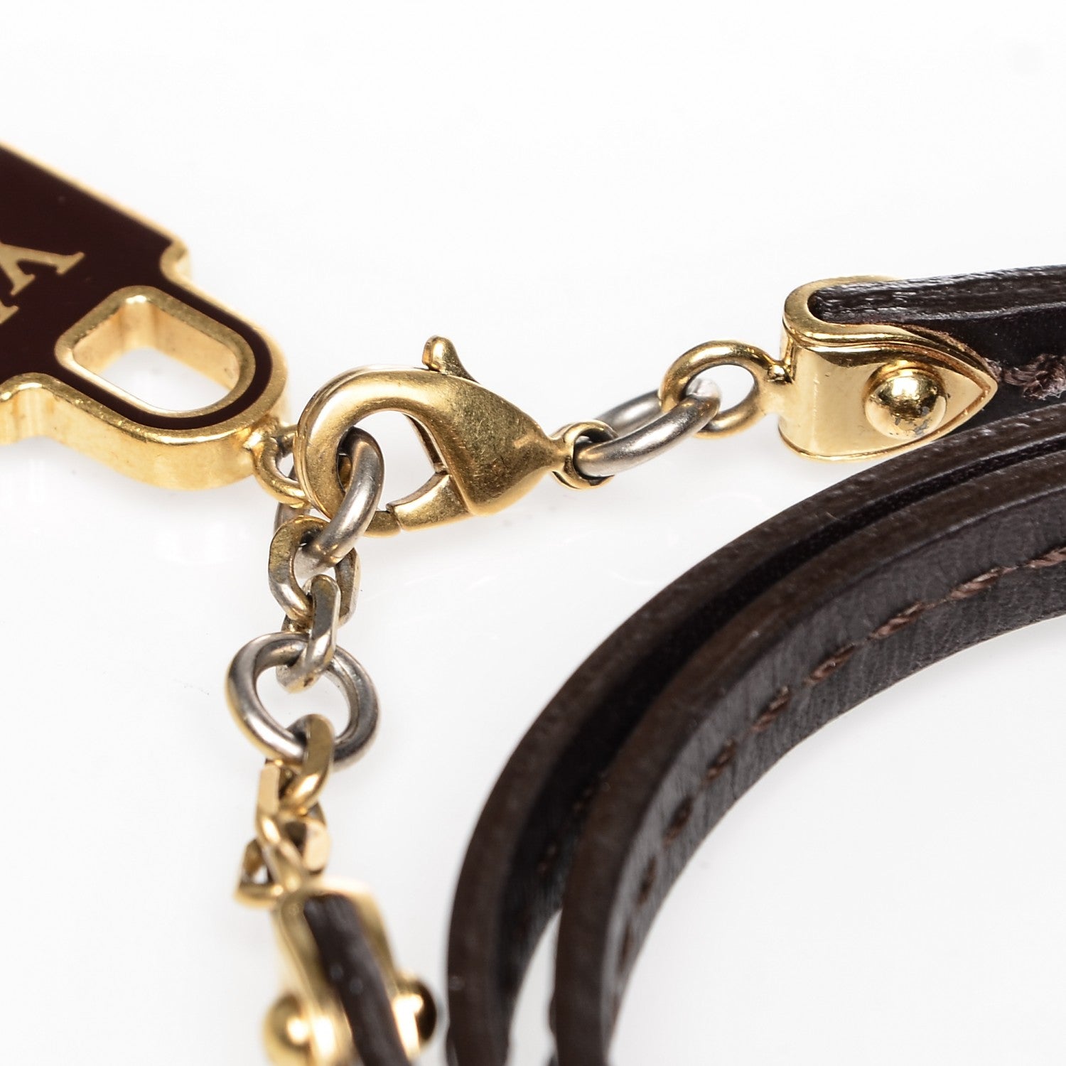Louis Vuitton Patent Commit Wrap Bracelet Amarante 4 of 5