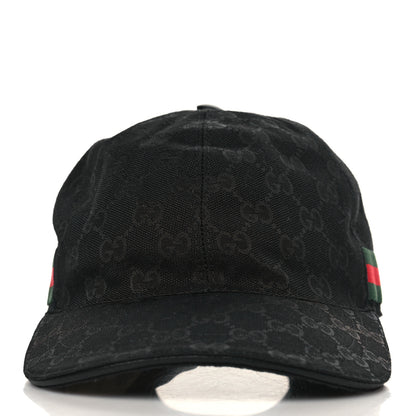 Gucci Monogram Web Baseball Hat M Black 2 of 8