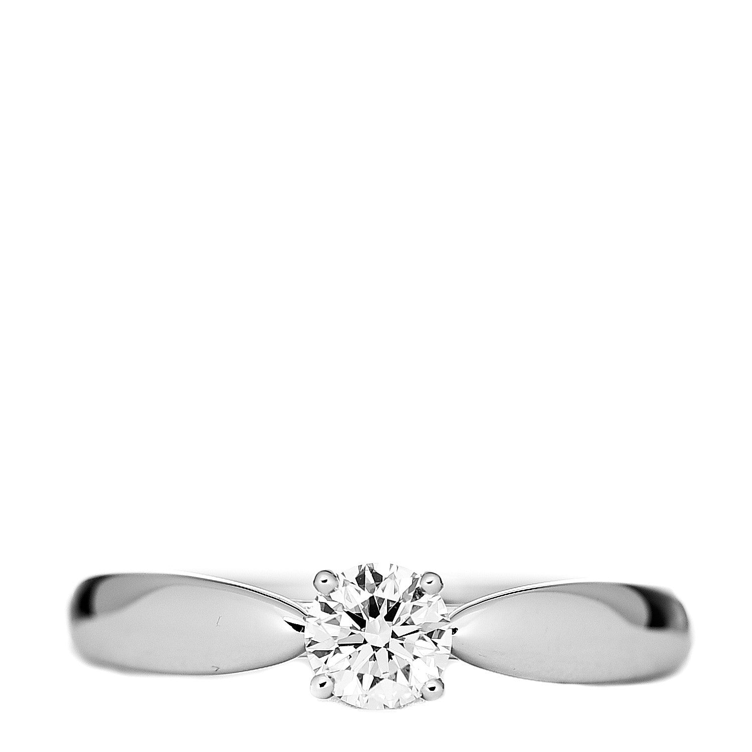 Tiffany Platinum Diamond .28ct Harmony Solitaire Engagement Ring 49 4.75 1 of 4