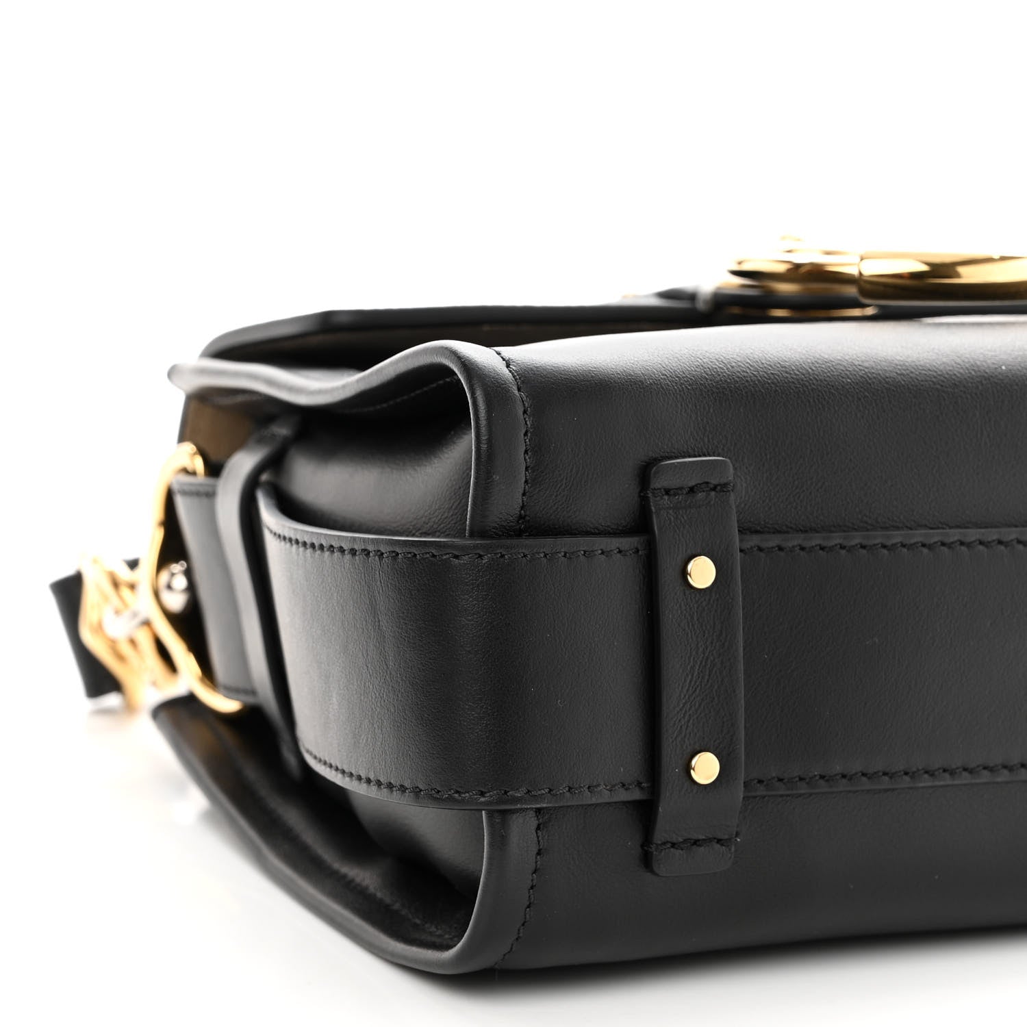 Chloe Calfskin Mini Tess Day Bag Black 8 of 10
