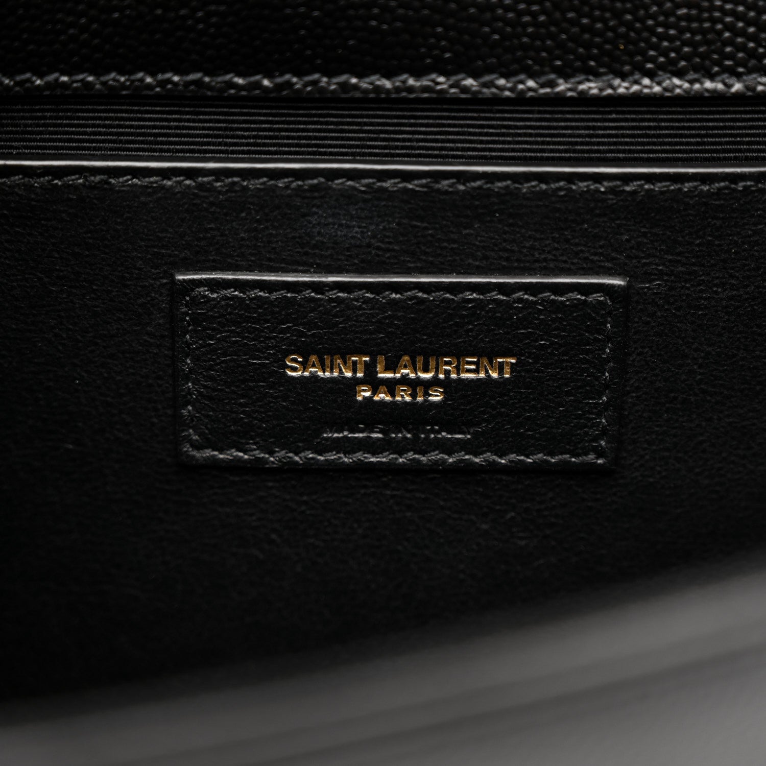 Saint Laurent Grain De Poudre Medium Classic Monogram Kate Tassel Satchel Black 7 of 13