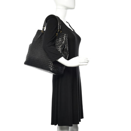Bottega Veneta Nappa Intrecciato Medium Seamless Tote Black 2 of 13