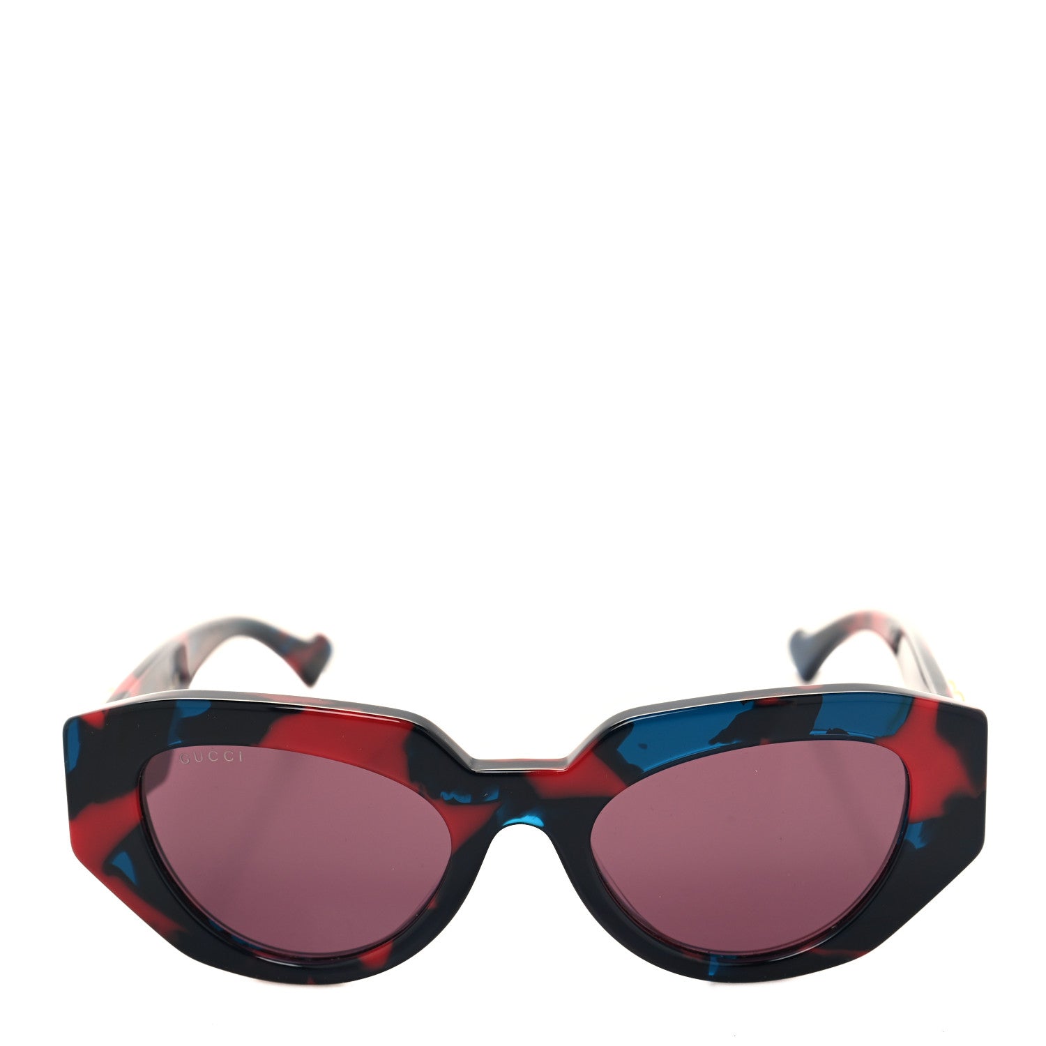 Gucci Acetate Cat Eye Sunglasses GG1421S Red Tortoiseshell 2 of 8