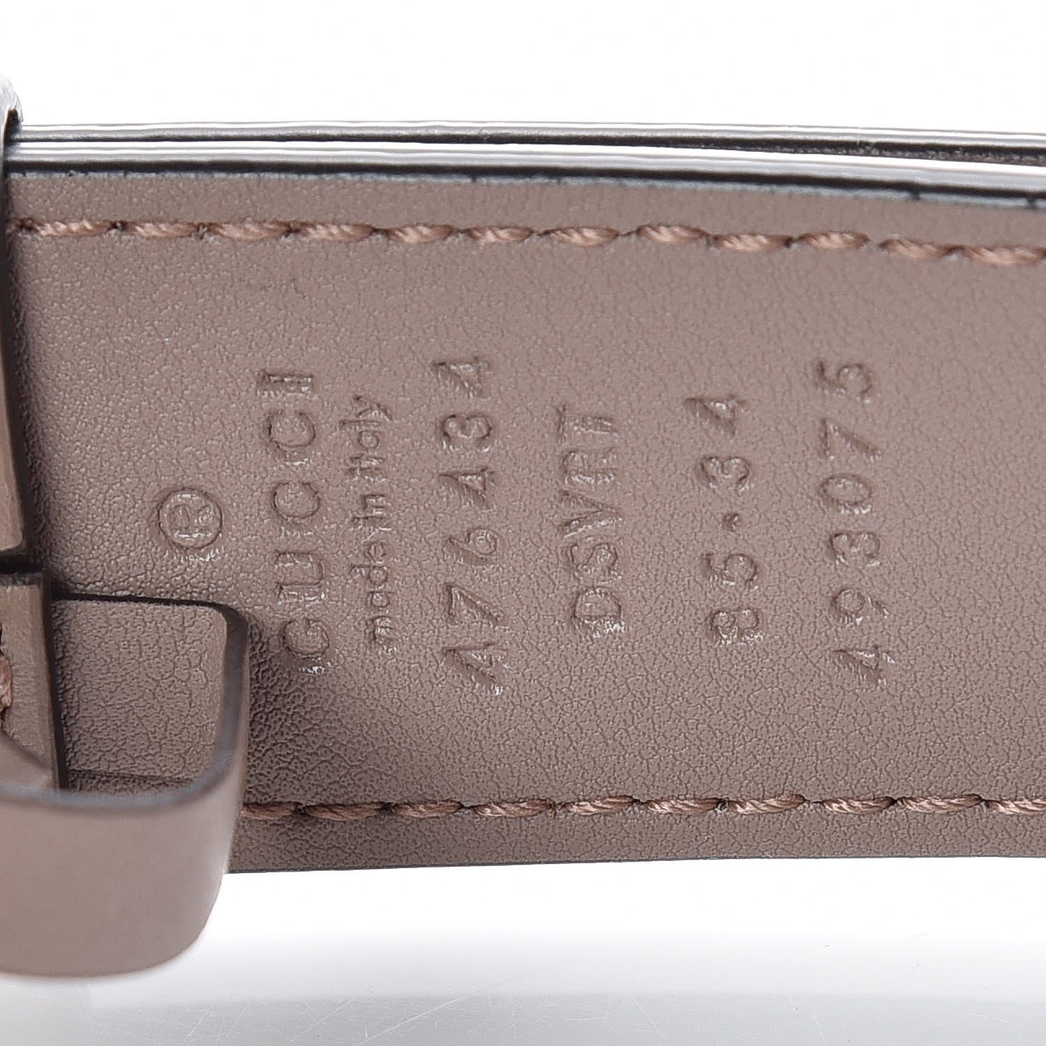 Gucci Calfskin Matelasse GG Marmont Belt Bag 85 34 Porcelain Rose 8 of 8