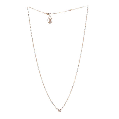 Cartier 18K Pink Gold Diamond SM D'Amour Pendant Necklace 3 of 7