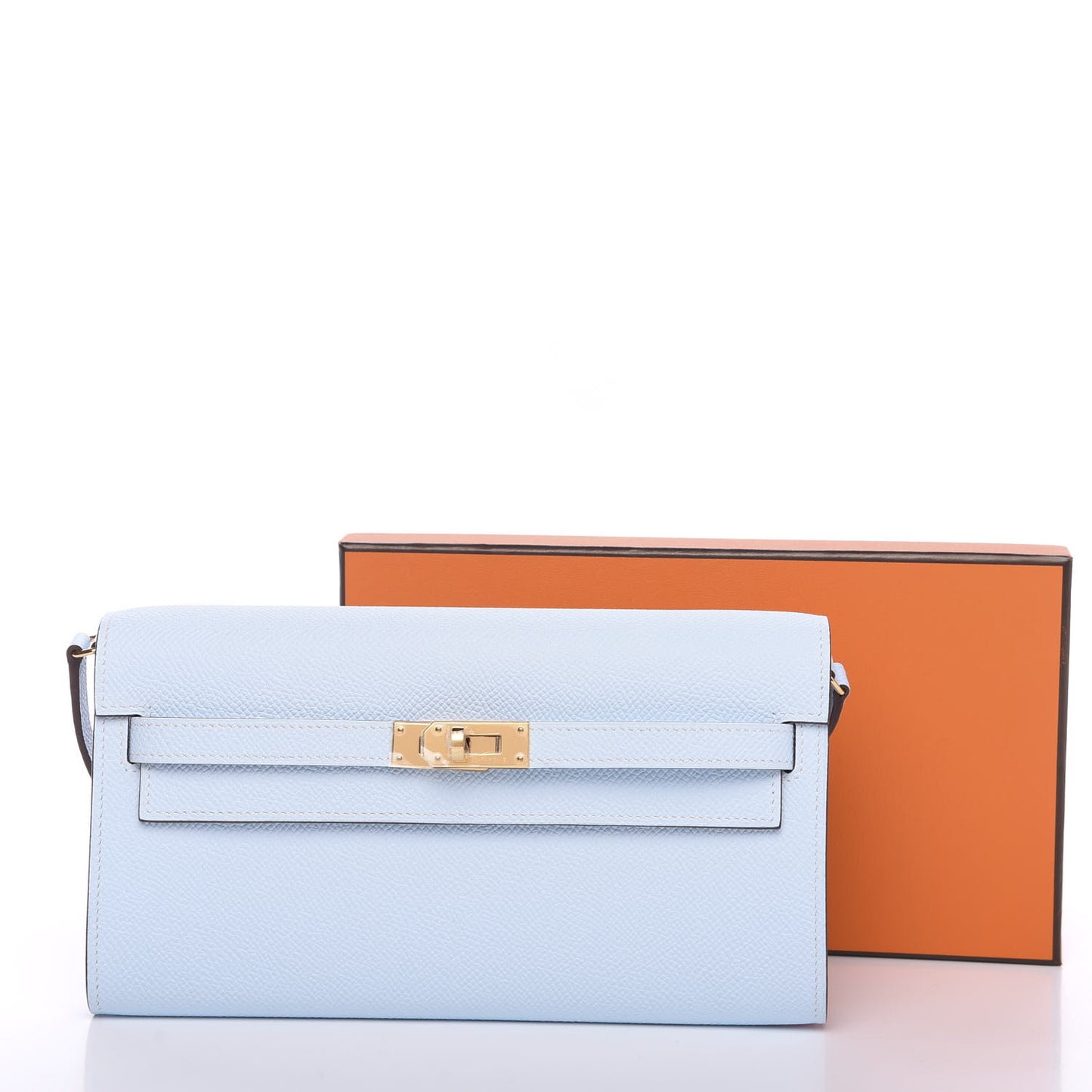 Epsom Kelly Wallet To Go Bleu Brume