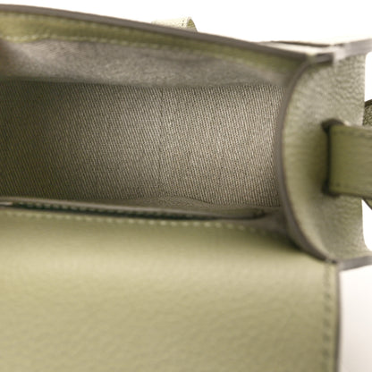 Chloe Grained Calfskin Small Marcie Saddle Bag Faded Green 5 of 8