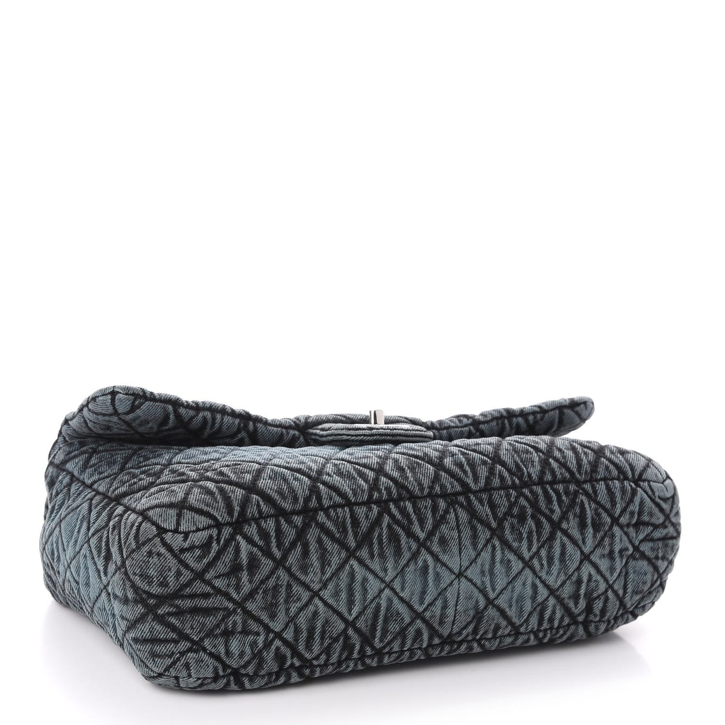 Denim Quilted Denimpression Flap Green Blue