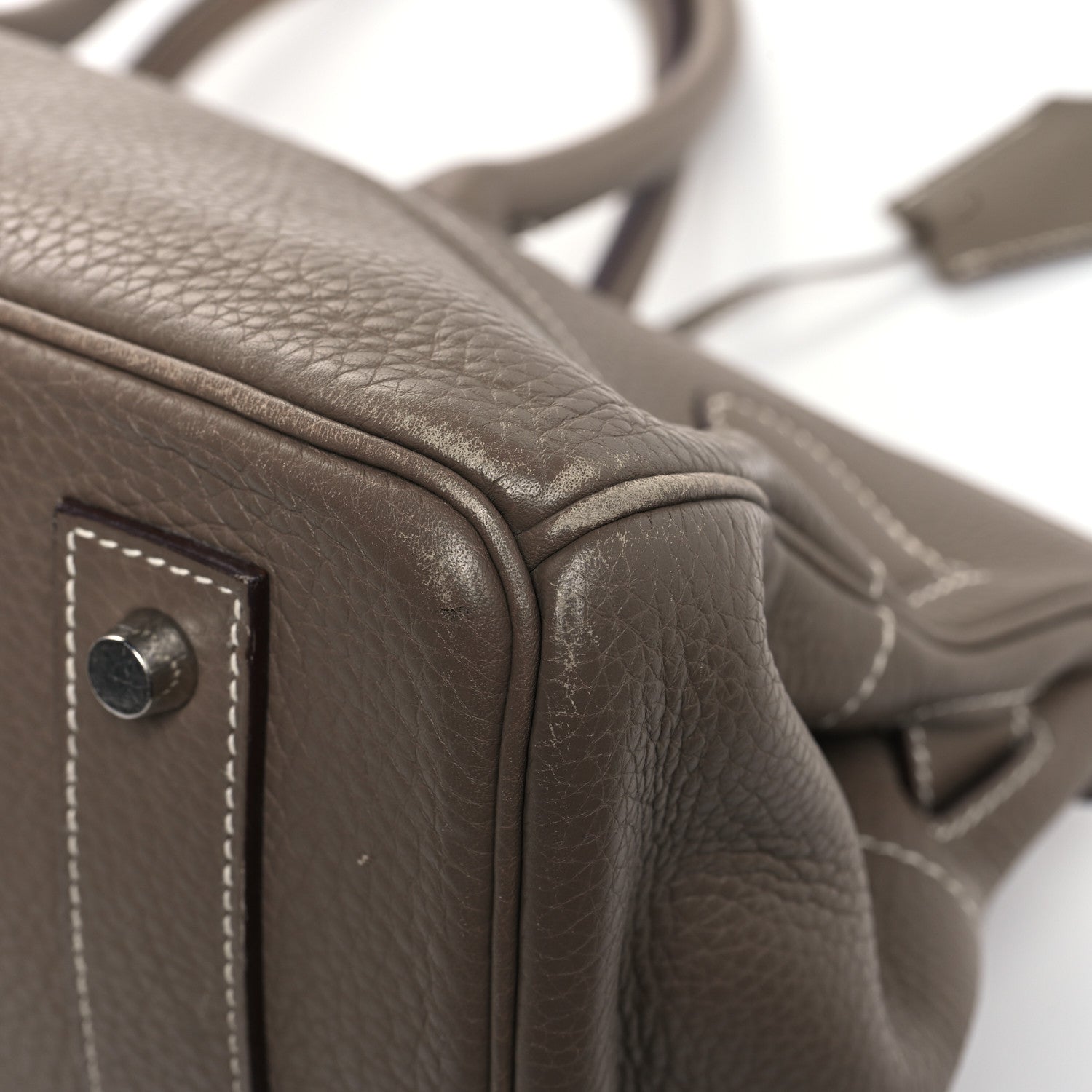 Hermes Taurillon Clemence JPG Birkin 42 Etoupe 14 of 20