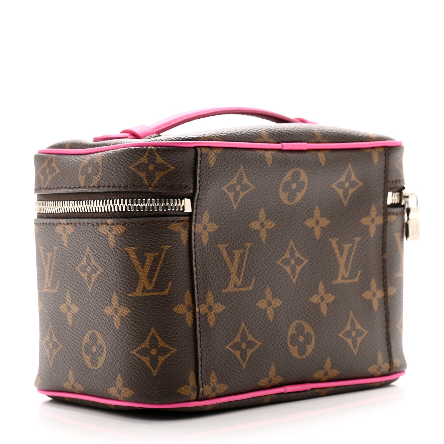 Louis Vuitton Monogram Macassar Nice Mini Fuchsia 3 of 8